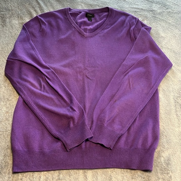 J. Crew Other - Jcrew 95%cotton 5% cashmere. Nice purple color.